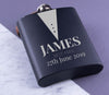 Personalised Metal Hip Flask - Perfect Gift - Any Message - Sharp