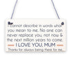 Mum Gift For Mothers Day Birthday Wallet Card Thank You Gift For Her
