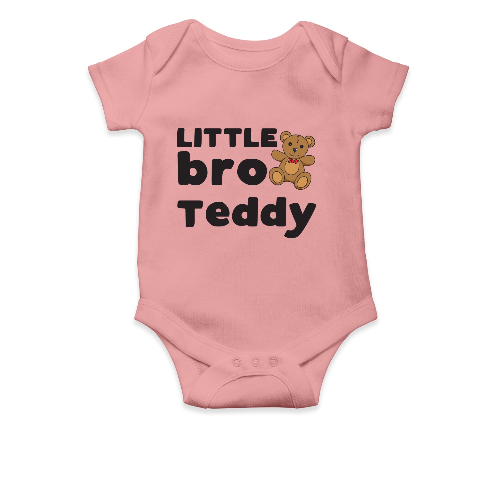 Personalised White Baby Body Suit Grow Vest - Teddy