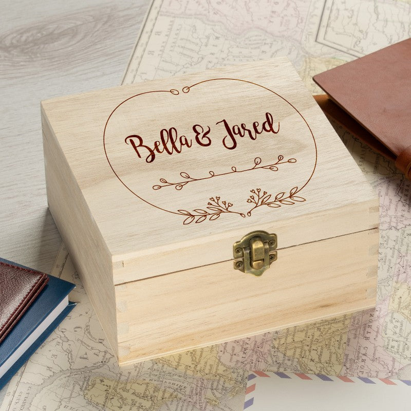 Personalised Wooden Box -  Ovals