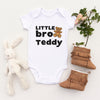 Personalised White Baby Body Suit Grow Vest - Teddy